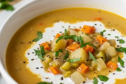 One-Pot Creamy Vegetable Soup: Simple Comfort in a Bowl
