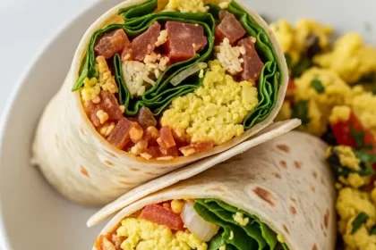 Sunrise Bites: Crafting Vegan Breakfast Burritos with Tofu Scramble