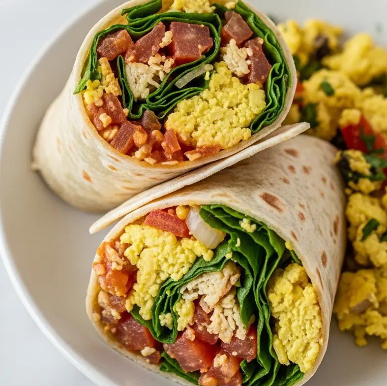 Sunrise Bites: Crafting Vegan Breakfast Burritos with Tofu Scramble