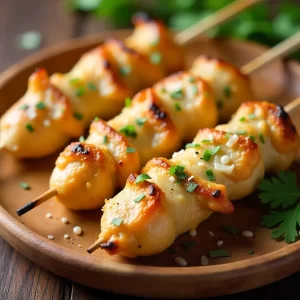 Flavor-Packed Garlic Parmesan Chicken Skewers Recipe Guide