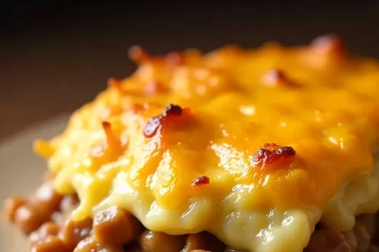 Ultimate Cheesy Scalloped Potatoes with Savory Beef Twist