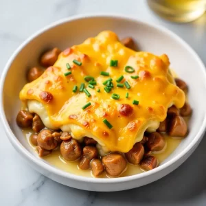 Ultimate Cheesy Scalloped Potatoes with Savory Beef Twist