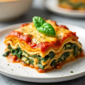 Zucchini & Spinach Vegetarian Lasagna: A Fresh Twist