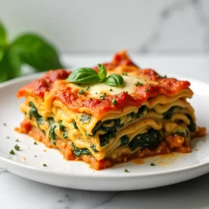 Zucchini & Spinach Vegetarian Lasagna: A Fresh Twist