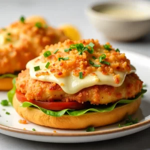 Crispy Chicken Parmesan Sandwich Recipe: A Flavorful Twist