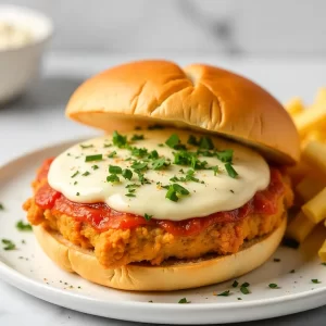 Crispy Chicken Parmesan Sandwich Recipe: A Flavorful Twist