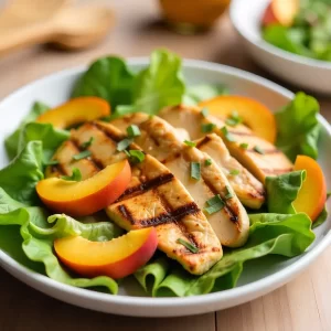 Savor Summer: Grilled Chicken Salad with Peach Dressing Bliss