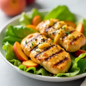 Savor Summer: Grilled Chicken Salad with Peach Dressing Bliss