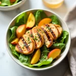 Savor Summer: Grilled Chicken Salad with Peach Dressing Bliss