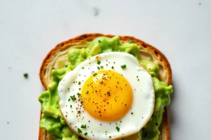 Elevate Breakfast: Simple Avocado Toast Topped with Egg