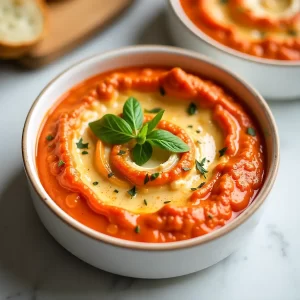 Fiery Flavor Fusion: Roasted Red Pepper & Feta Dip Recipe