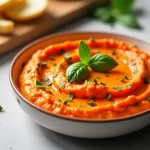 Fiery Flavor Fusion: Roasted Red Pepper & Feta Dip Recipe