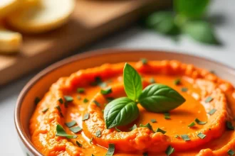 Fiery Flavor Fusion: Roasted Red Pepper & Feta Dip Recipe