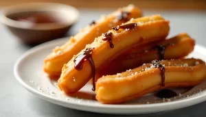 Crispy Homemade Churros with Decadent Chocolate Sauce