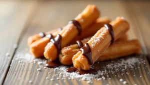 Crispy Homemade Churros with Decadent Chocolate Sauce