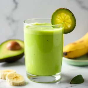 Silky Avocado Banana Smoothie: A Creamy, Nutritious Boost