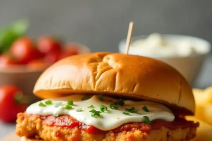 Crispy Chicken Parmesan Sandwich Recipe: A Flavorful Twist