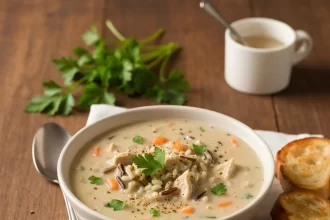 Cozy Up with Creamy Chicken and Wild Rice Soup Bliss