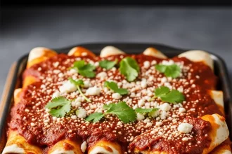 Savor the Flavor: Classic Beef Enchiladas in Red Sauce