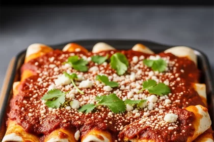 Savor the Flavor: Classic Beef Enchiladas in Red Sauce