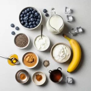 Boost Your Morning: Nutritious Blueberry Breakfast Shake