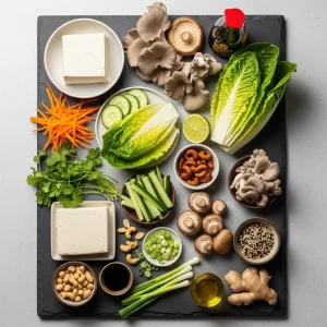 Fresh & Flavorful: Vegan Lettuce Wraps with Tofu & Mushrooms