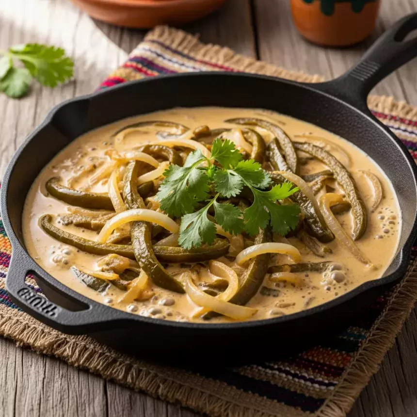 Creamy Rajas: A Flavorful Guide to Poblanos with Cream