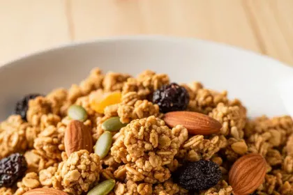 Select Crunchy Homemade Granola: Nuts, Seeds & Savory Goodness Crunchy Homemade Granola: Nuts, Seeds & Savory Goodness