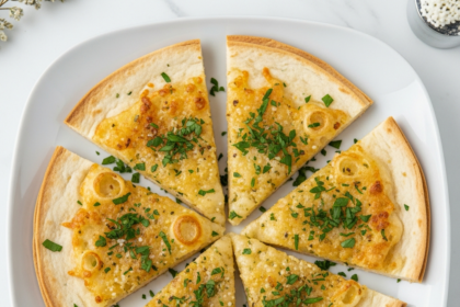 Crispy & Quick: Easy Air Fryer Tortilla Garlic Bread Recipe