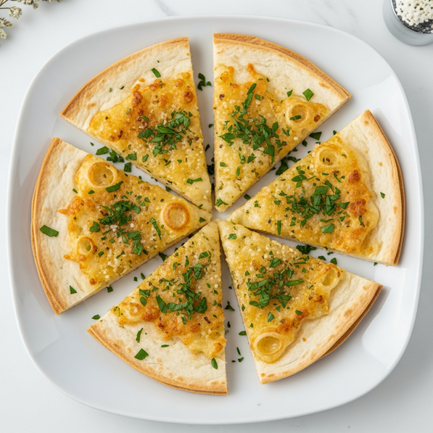 Crispy & Quick: Easy Air Fryer Tortilla Garlic Bread Recipe