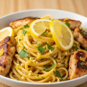 Zesty Lemon Garlic Chicken Pasta: A Flavorful Easy Recipe