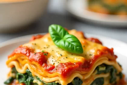 Zucchini & Spinach Vegetarian Lasagna: A Fresh Twist