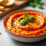 Fiery Flavor Fusion: Roasted Red Pepper & Feta Dip Recipe
