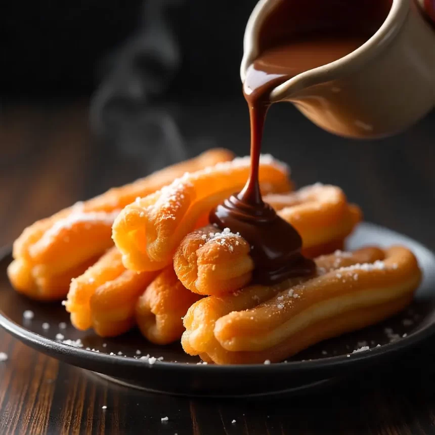 Crispy Homemade Churros with Decadent Chocolate Sauce