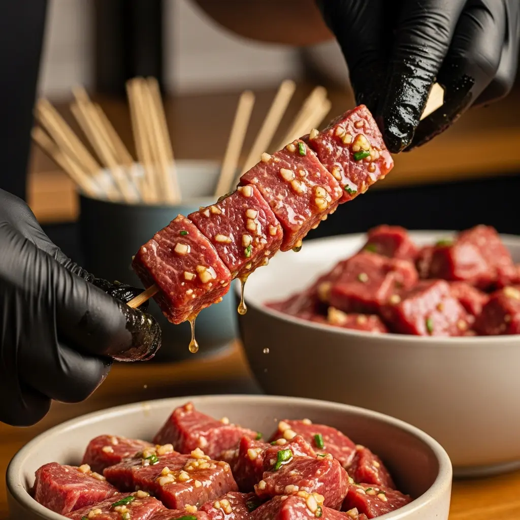 Savor the Flavor: Asian Garlic Steak Skewers Recipe Guide