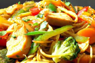 One-Skillet Chicken & Veg Lo Mein: Quick, Flavorful Feast