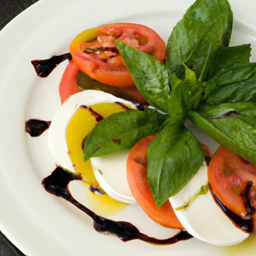 Timeless Caprese Salad with a Zesty Balsamic Twist