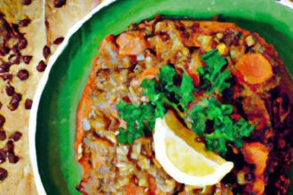 Hearty Vegetarian Lentil Moussaka: A Flavorful Twist