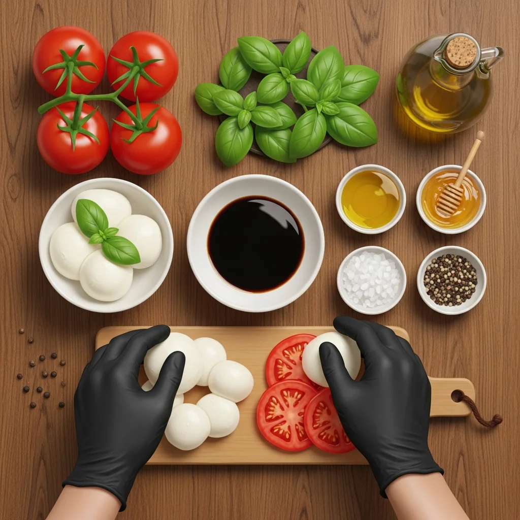 Timeless Caprese Salad with a Zesty Balsamic Twist