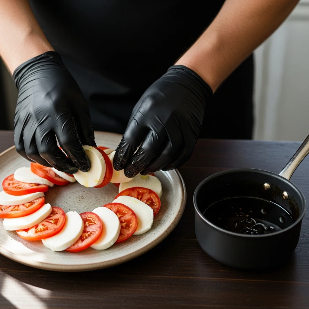 Timeless Caprese Salad with a Zesty Balsamic Twist