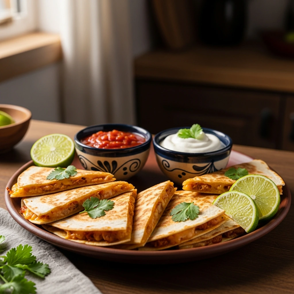 Melt-in-Your-Mouth Cheesy Chicken Quesadillas Recipe Guide