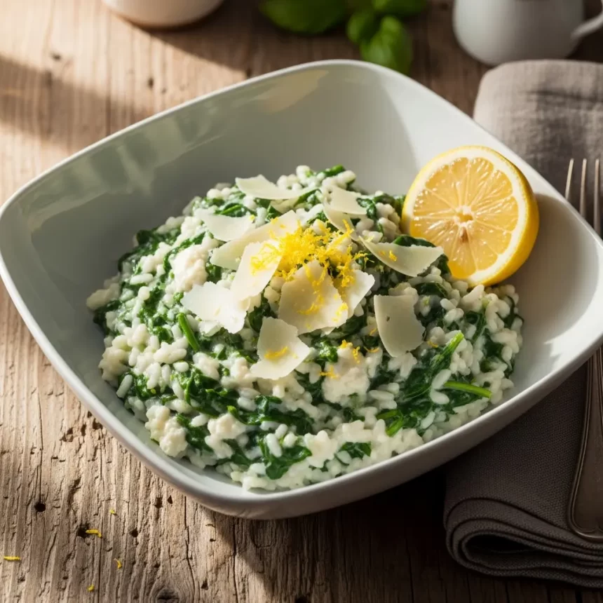Creamy Spinach & Ricotta Risotto: A Flavorful Delight