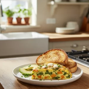 Bright Mornings: Sweet Potato & Kale Frittata Delight