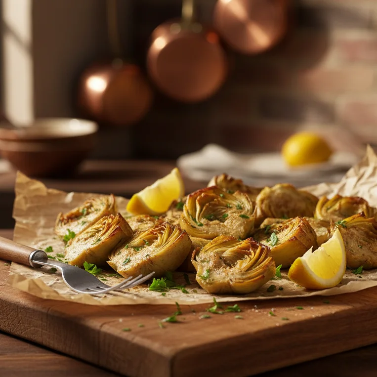 Golden Baked Artichoke Hearts with Savory Parmesan Bliss