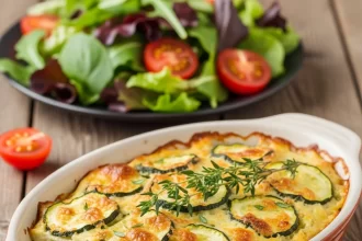 Golden Cheesy Zucchini Casserole Bake: A Comfort Classic