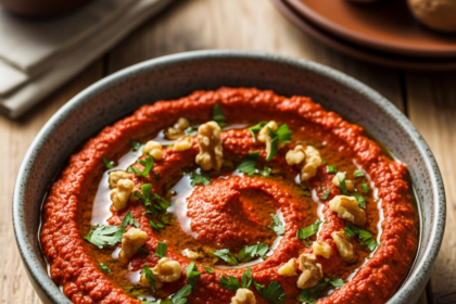 Muhammara Magic: The Zesty Walnut & Roasted Pepper Dip