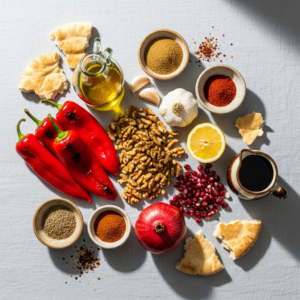 Muhammara Magic: The Zesty Walnut & Roasted Pepper Dip