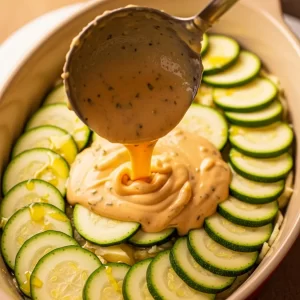 Golden Cheesy Zucchini Casserole Bake: A Comfort Classic