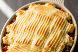 Hearty Traditional Beef Cottage Pie: A Classic Comfort Dish