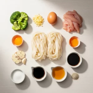 Savory Pad See Ew with Chicken and Broccoli Delight